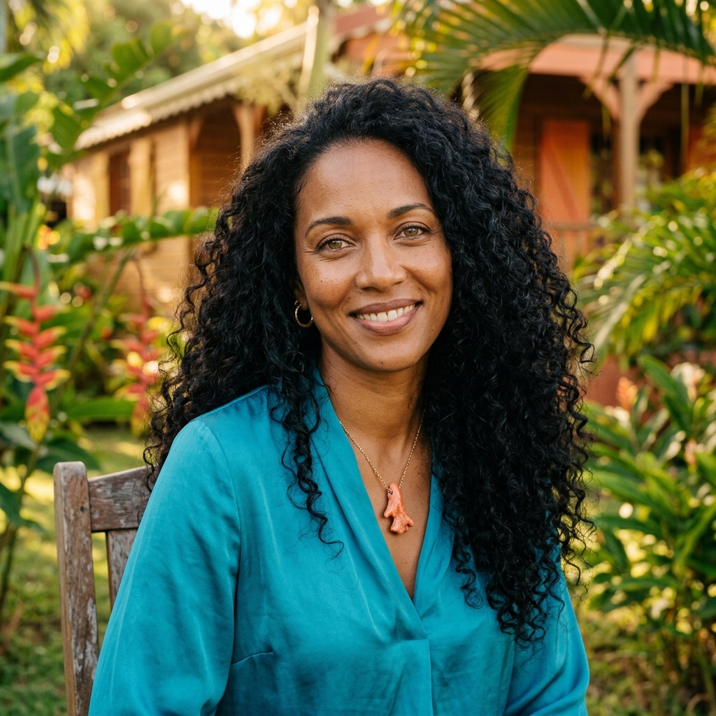 Portrait du médium Charlène Hévéa