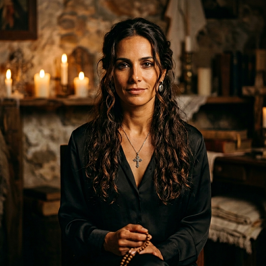 Portrait du médium Inès Carvalho