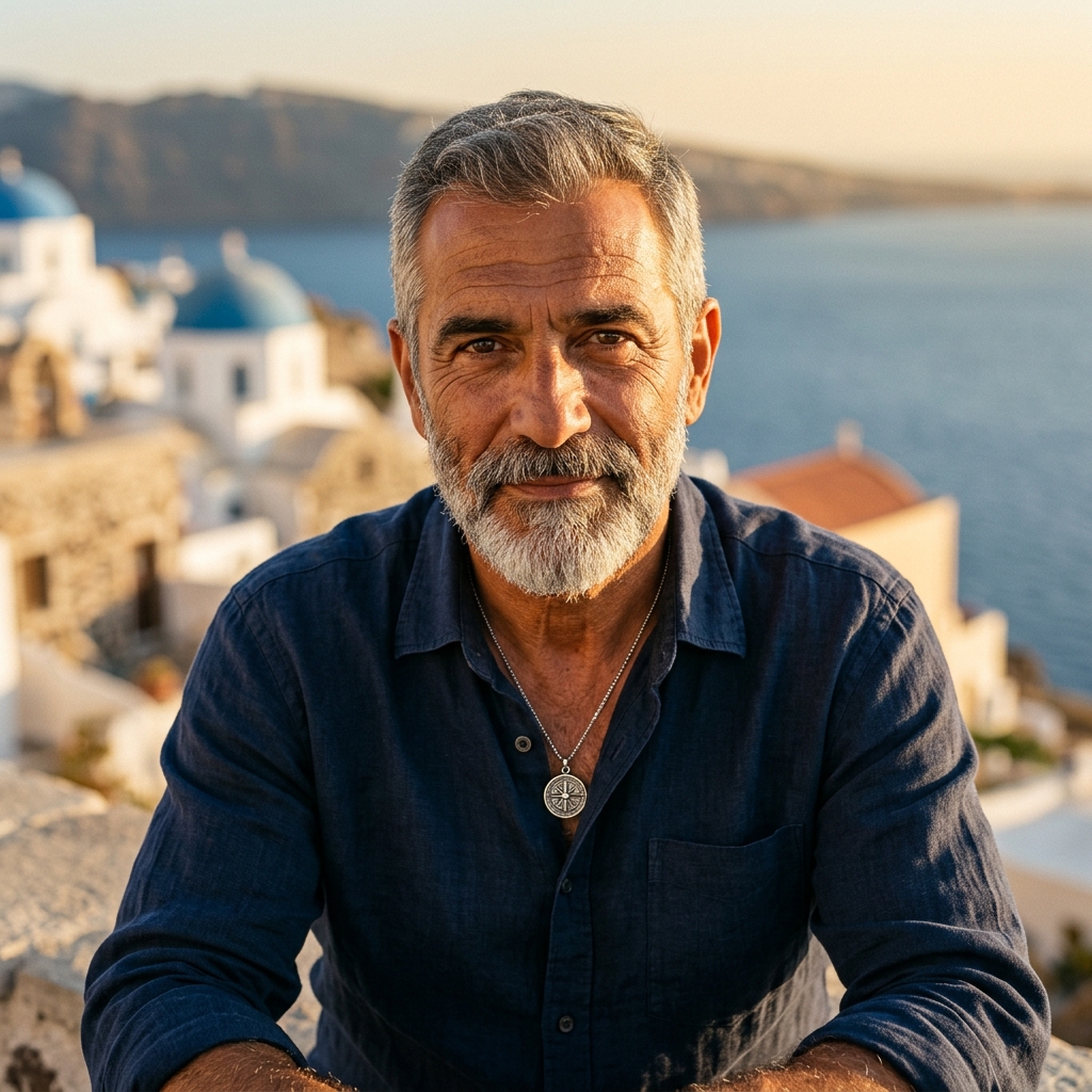 Portrait du médium Kostas Anagnostou